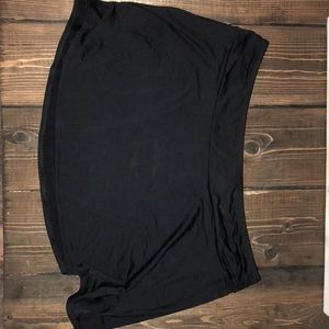 Lands End black swim skirt